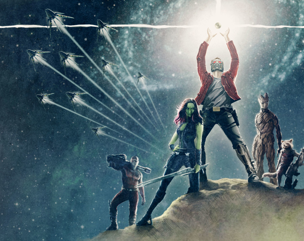 Star Wars Guardians of the Galaxy fan poster
